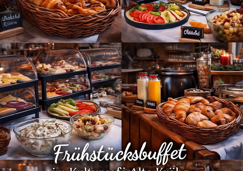 Frühstücksbuffet jeden Sonntag ab 9.30 Uhr