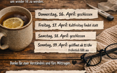 Kleine Meldung aus dem Krankenlager